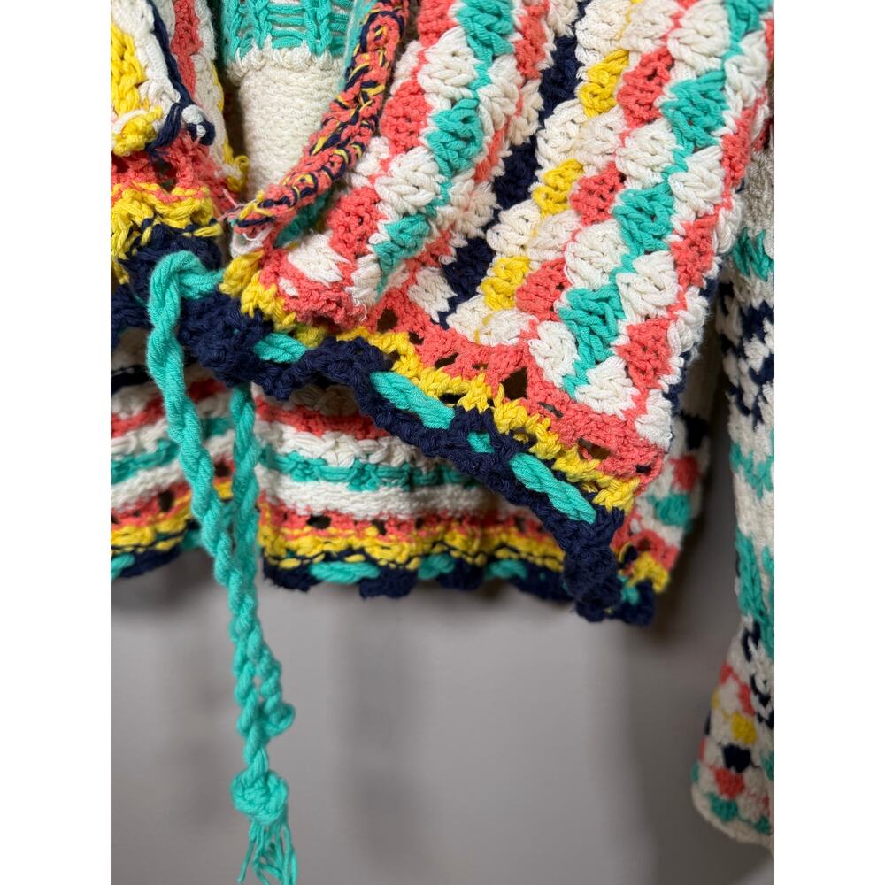 Free People Baja Baby Cardi  Slouchy Knit Cardigan XL - Picture 9 of 12